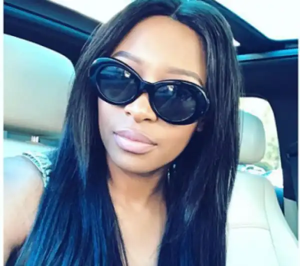 DJ Zinhle Shared Her Make Up Free Photo